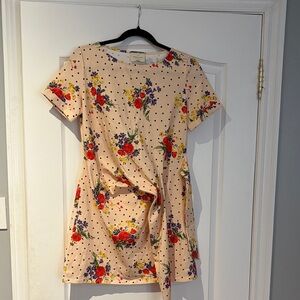 Sézane Floral Polka Dot Dress